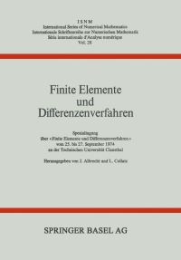 Book Cover for Finite Elemente Und Differenzenverfahren by ALBRECHT, COLLATZ