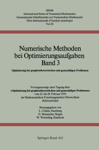 Book Cover for Numerische Methoden Bei Optimierungsaufgaben Band 3 by L Collatz, G Meinardus, W Wetterling
