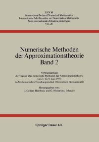 Book Cover for Numerische Methoden Der Approximationstheorie by COLLATZ, MEINARDUS