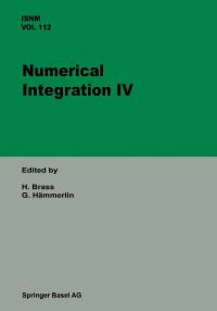 Book Cover for Numerical Integration IV by BRASS, HÄMMERLIN
