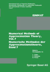 Book Cover for Numerical Methods of Approximation Theory, Vol. 7 / Numerische Methoden Der Approximationstheorie, Band 7 by L Collatz, G Meinardus, H Werner