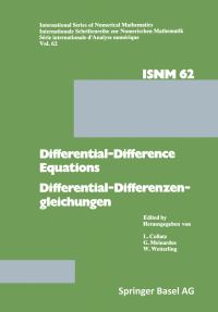 Book Cover for Differential-Difference Equations/Differential-Differenzengleichungen by COLLATZ, MEINARDUS, WETTERLING