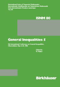 Book Cover for General Inequalities 5 by WALTER