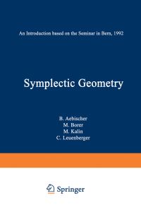 Book Cover for Symplectic Geometry by B Aebischer, M Borer, M Kälin, C Leuenberger, Hans Martin Bach