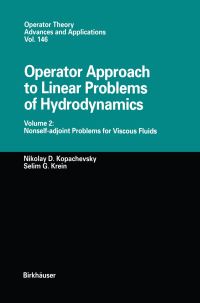 Book Cover for Operator Approach to Linear Problems of Hydrodynamics by Nikolay D Kopachevsky, Selim Krein