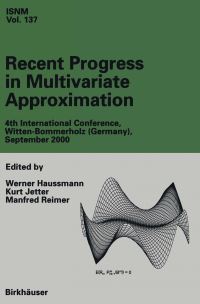 Book Cover for Recent Progress in Multivariate Approximation by Werner Haussmann, Kurt Jetter, Manfred Reimer