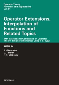 Book Cover for Operator Extensions, Interpolation of Functions and Related Topics by A Gheondea, D Timotin, FH Vasilescu