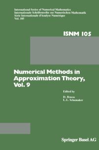 Book Cover for Numerical Methods in Approximation Theory, Vol. 9 by D Braess, LL Schumaker