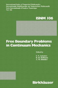 Book Cover for Free Boundary Problems in Continuum Mechanics by SN Antontsev, KH Hoffmann, AM Khludnev