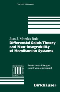 Book Cover for Differential Galois Theory and Non-Integrability of Hamiltonian Systems by Juan J Morales Ruiz