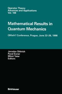 Book Cover for Mathematical Results in Quantum Mechanics by Jaroslav Dittrich, Pavel Exner, Milos Tater