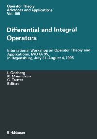 Book Cover for Differential and Integral Operators by Israel C Gohberg, Reinhard Mennicken, Christiane Tretter