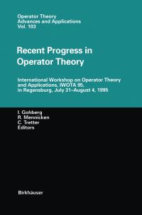 Book Cover for Recent Progress in Operator Theory by Israel C Gohberg, Reinhard Mennicken, Christiane Tretter