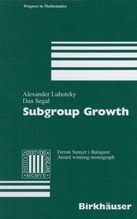 Book Cover for Subgroup Growth by Alexander Lubotzky, Dan Segal