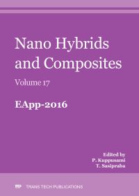 Book Cover for Nano Hybrids and Composites Vol. 17 by P Kuppusami, T Sasipraba