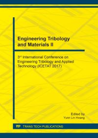 Book Cover for Engineering Tribology and Materials II by Yunn Lin Hwang