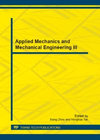 Book Cover for Applied Mechanics and Mechanical Engineering III by Xiong Zhou, Hong Hua Tan