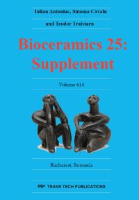 Book Cover for Bioceramics 25 by Iulian Antoniac, Simona Cavalu, Teodor Traistaru