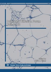 Book Cover for Defect and Diffusion Forum Vols. 81-82 by David J Fisher