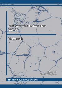 Book Cover for Diffusion and Defect Data Vol. 20 by Fred H Wohlbier