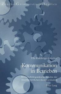 Book Cover for Kommunikation in Betrieben by Ulla Kleinberger Guenther