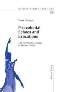 Book Cover for Postcolonial Echoes and Evocations by Derek ORegan