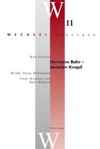 Book Cover for Hermann Bahr - Jaroslav Kvapil by Kurt Ifkovits