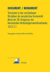 Book Cover for Dokument / Monument by Françoise Lartillot, Axel Gellhaus