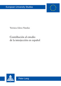 Book Cover for Contribución Al Estudio De La Interjección En Español by Veronica Edeso