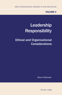 Book Cover for Leadership Responsibility by Simon Robinson