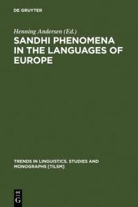 Book Cover for Sandhi Phenomena in the Languages of Europe by Henning Andersen