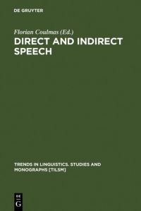 Book Cover for Direct and Indirect Speech by Florian Coulmas