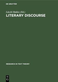Book Cover for Literary Discourse by László Halász