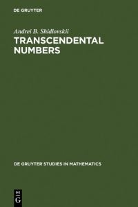 Book Cover for Transcendental Numbers by Andrei B Shidlovskii