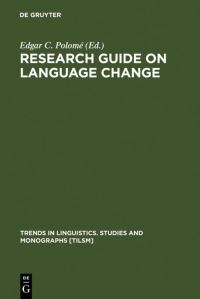 Book Cover for Research Guide on Language Change by Edgar C Polomé