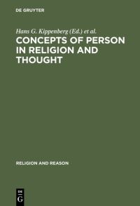 Book Cover for Concepts of Person in Religion and Thought by Hans G Kippenberg, Yme B Kuiper, Andy F Sanders