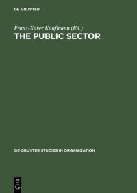 Book Cover for The Public Sector by FranzXaver Kaufmann