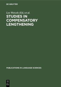 Book Cover for Studies in Compensatory Lengthening by Leo Wetzels, Engin Sezer
