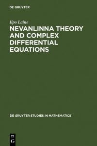 Book Cover for Nevanlinna Theory and Complex Differential Equations by Ilpo Laine