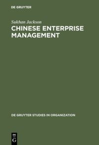 Book Cover for Chinese Enterprise Management by Sukhan Jackson