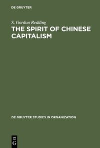 Book Cover for The Spirit of Chinese Capitalism by S G Redding
