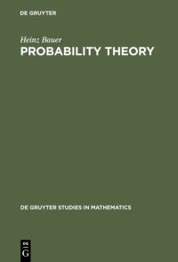 Book Cover for Probability Theory by Heinz Bauer