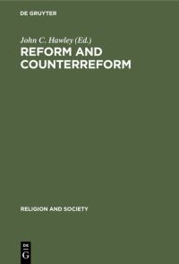 Book Cover for Reform and Counterreform by John C Hawley