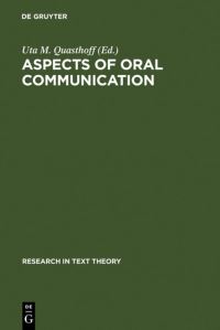 Book Cover for Aspects of Oral Communication by Uta M Quasthoff