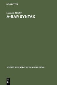 Book Cover for A-Bar Syntax by Gereon Müller