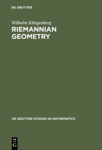 Book Cover for Riemannian Geometry by Wilhelm PA Klingenberg