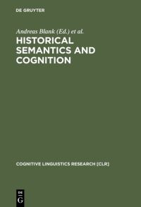 Book Cover for Historical Semantics and Cognition by Andreas Blank, Peter Koch