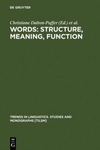 Book Cover for Words: Structure, Meaning, Function by Christiane DaltonPuffer, Nikolaus Ritt