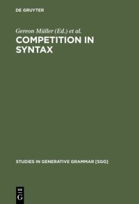 Book Cover for Competition in Syntax by Gereon Müller, Wolfgang Sternefeld