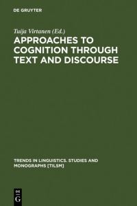 Book Cover for Approaches to Cognition Through Text and Discourse by Tuija Virtanen